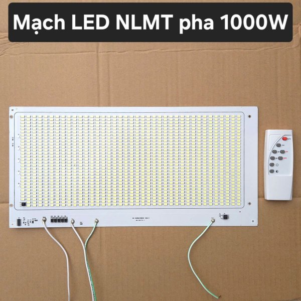 Mạch LED năng lượng mặt trời 1000W V2 gồm mạch và remote